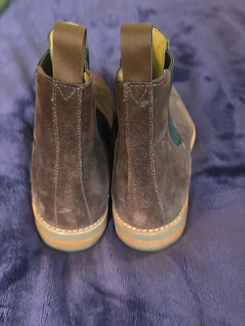 J-Crew Men's Brown Suede Chelsea Boots Size 10.5 NWOT